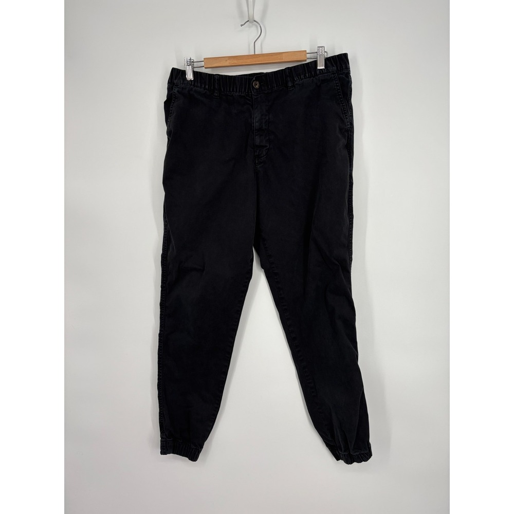 Bearbottom Pants Mens XL Black Stretch Jogger Casual Elastic Waist Beach Casual